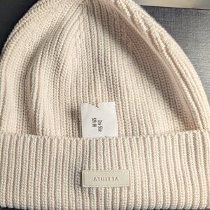Athleta soft off-white hat